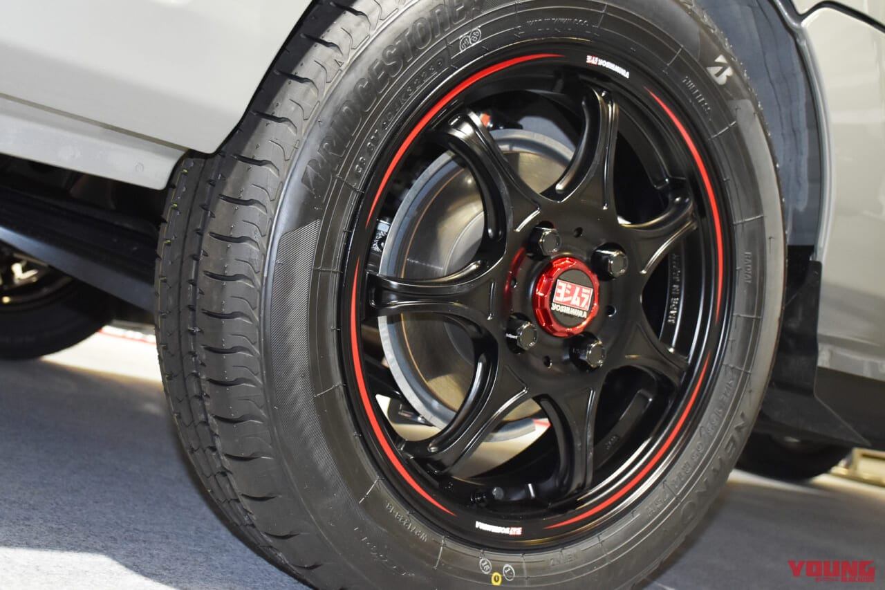 |スズキの軽トラにヨシムラのアルミホイールぅ?! 軽自動車用『WRS Seven』爆誕!!