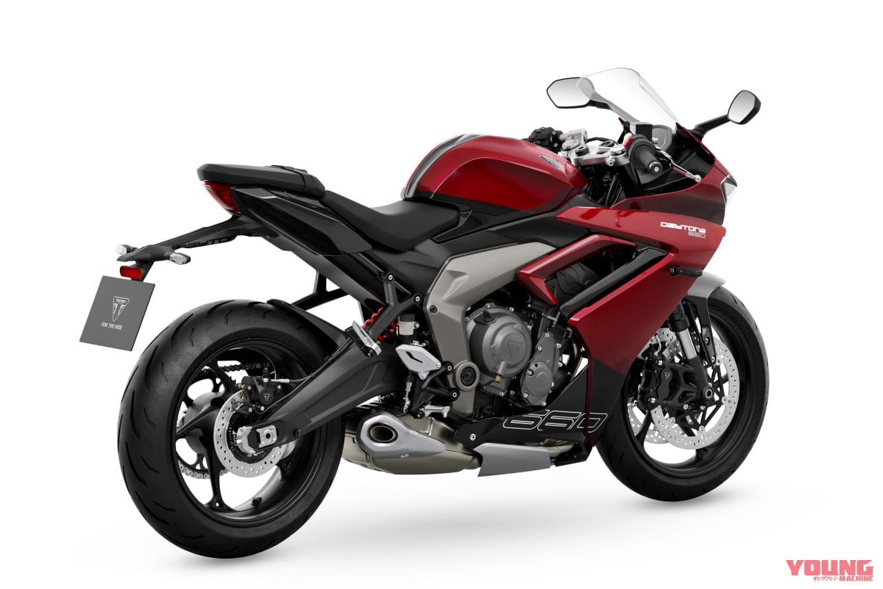 |デイトナ復活!! トライアンフがミドルスポーツ「デイトナ660」を発表、95psを発揮する3気筒エンジン搭載