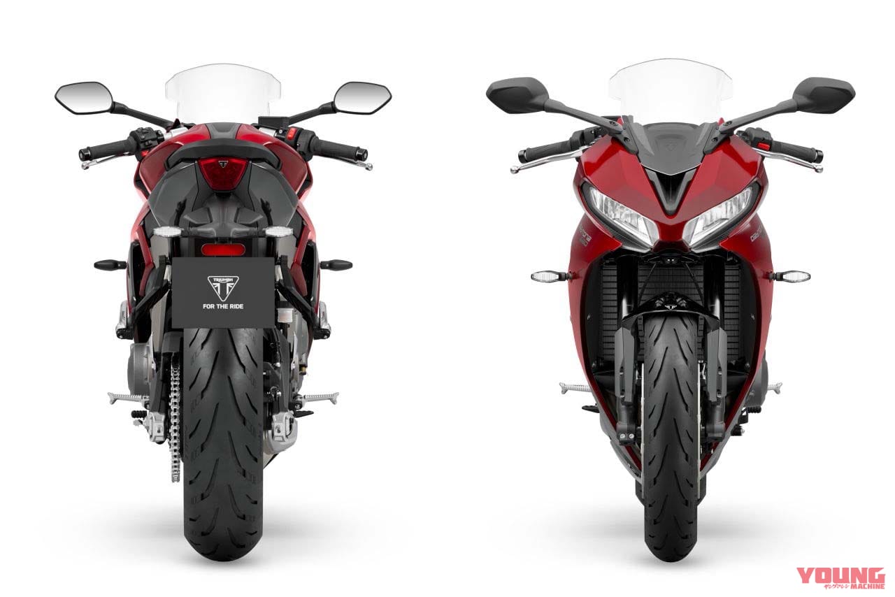 |デイトナ復活!! トライアンフがミドルスポーツ「デイトナ660」を発表、95psを発揮する3気筒エンジン搭載