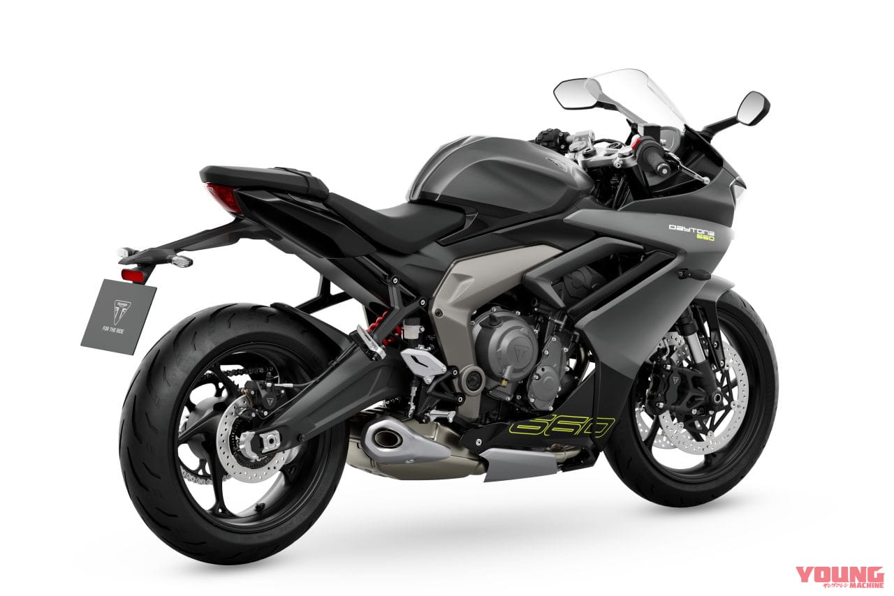 |デイトナ復活!! トライアンフがミドルスポーツ「デイトナ660」を発表、95psを発揮する3気筒エンジン搭載