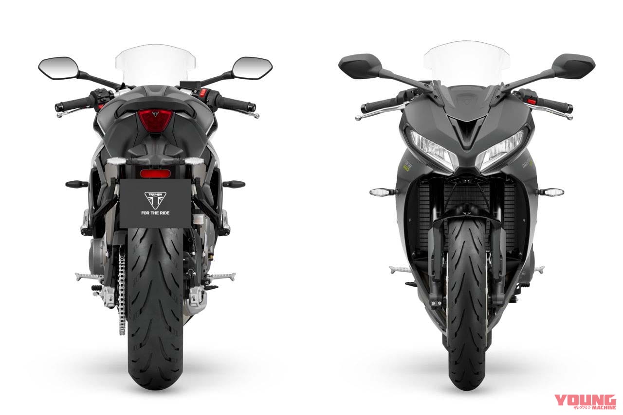|デイトナ復活!! トライアンフがミドルスポーツ「デイトナ660」を発表、95psを発揮する3気筒エンジン搭載