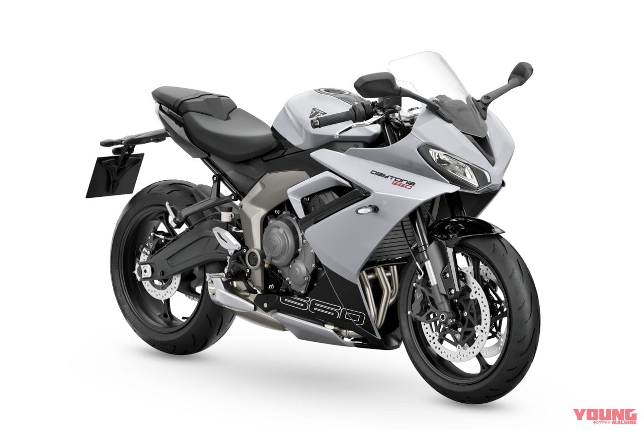 |デイトナ復活!! トライアンフがミドルスポーツ「デイトナ660」を発表、95psを発揮する3気筒エンジン搭載