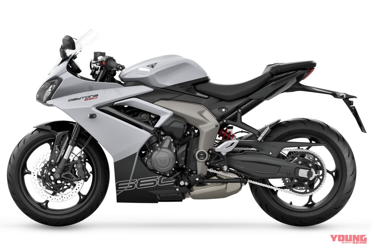 |デイトナ復活!! トライアンフがミドルスポーツ「デイトナ660」を発表、95psを発揮する3気筒エンジン搭載