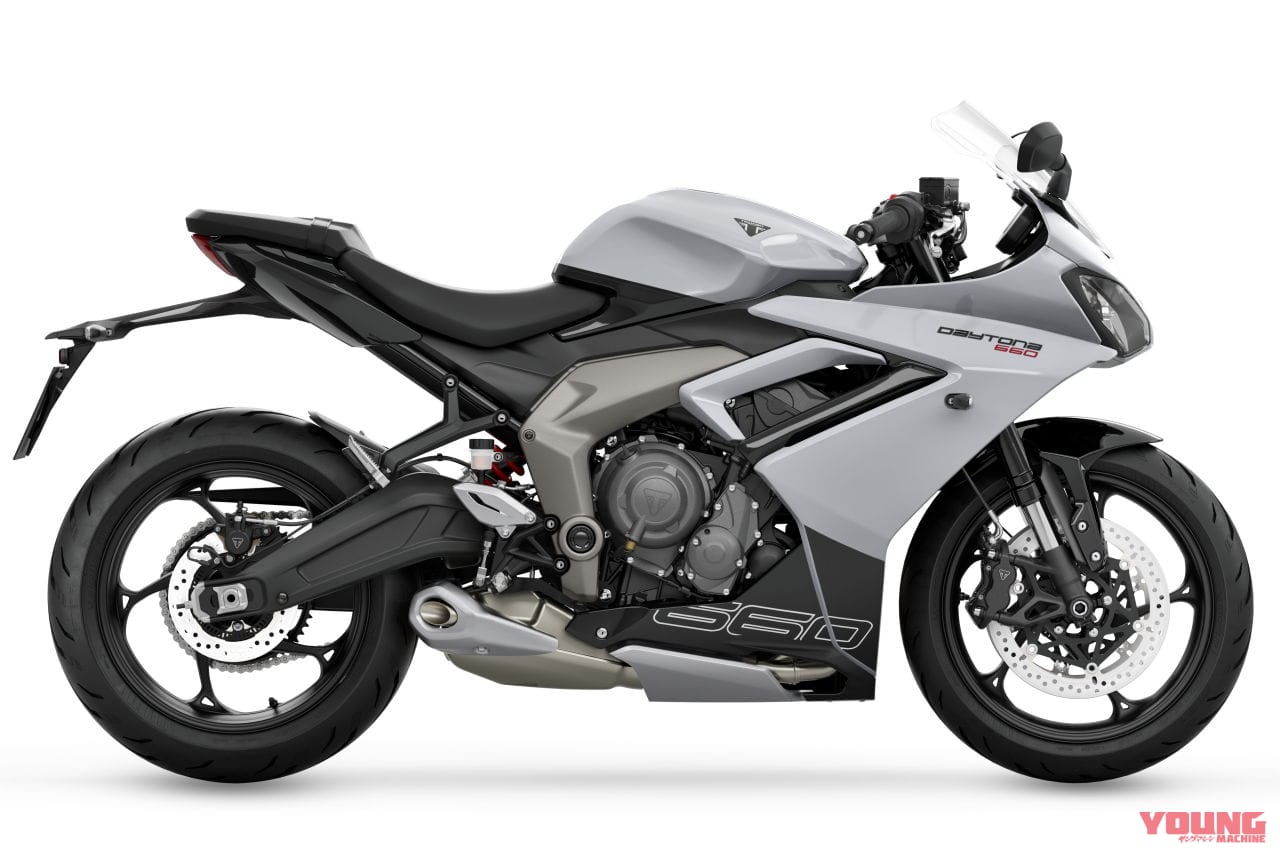 |デイトナ復活!! トライアンフがミドルスポーツ「デイトナ660」を発表、95psを発揮する3気筒エンジン搭載