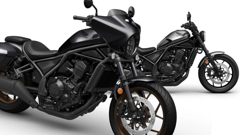 価格据え置きでブロンズホイールを獲得! ホンダ「レブル1100」「レブル1100T」が一部カラーリング変更