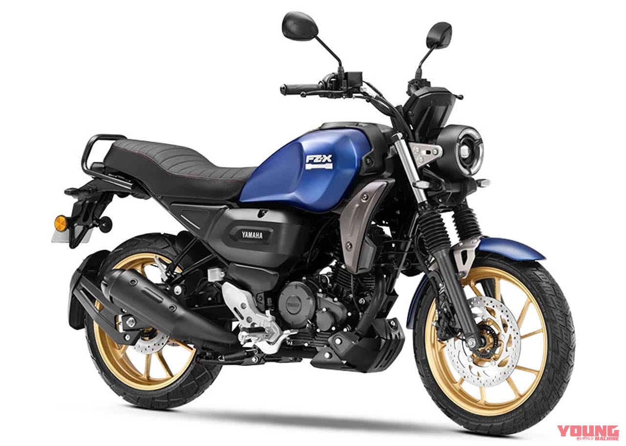 ヤマハ|FZ-X|インド仕様|現地価格25万円の軽二輪ネオクラシック! ヤマハ「FZ-X」にクロームカラー&メタリックブラック追加【海外】