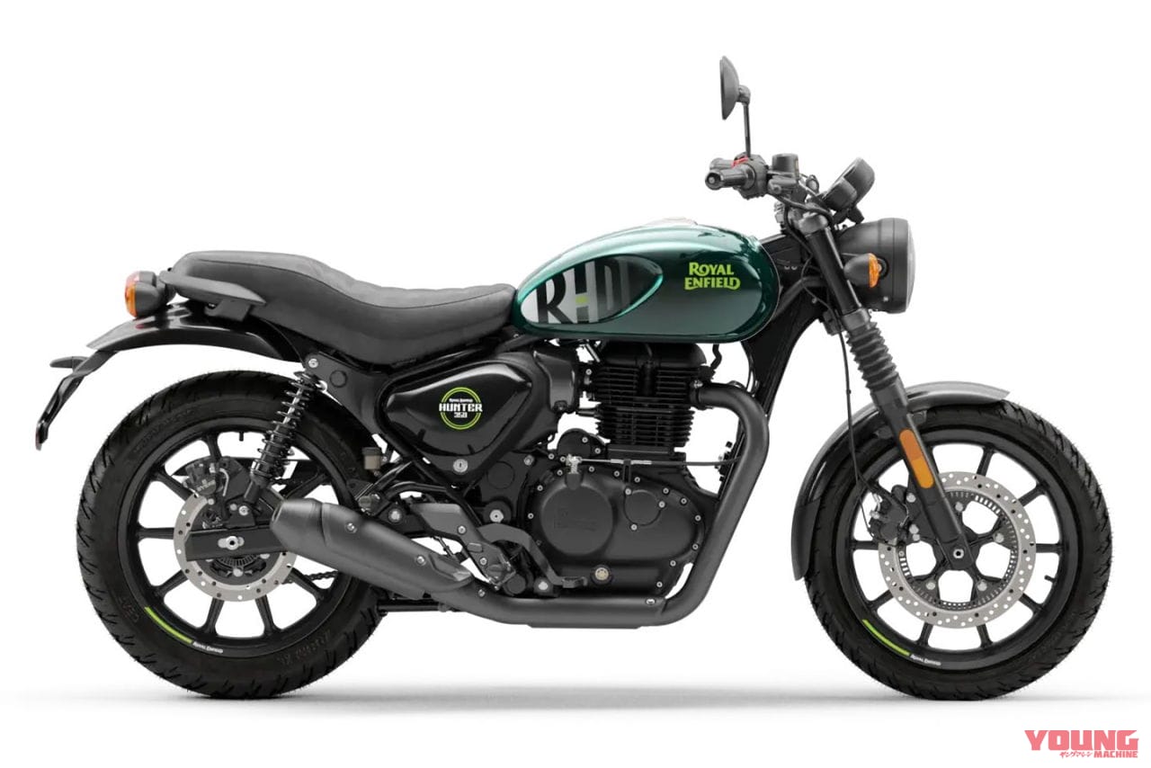 ロイヤルエンフィールド|ハンター350|2024年モデル|インド仕様|ロイヤルエンフィールド「ハンター350」に新色×2が登場! 日本への導入にも期待【海外】