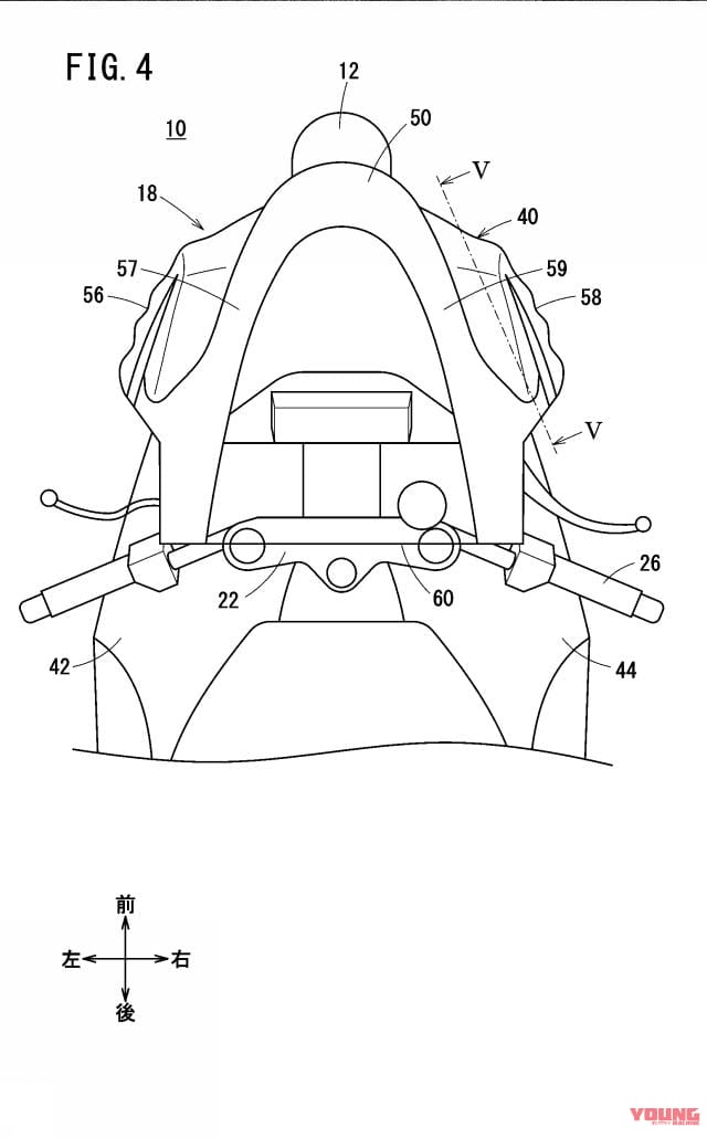 |2027年の新レギュレーション対応?! ホンダがダウンフォース強化のためのカウル内蔵“逆ウイング”の特許を出願