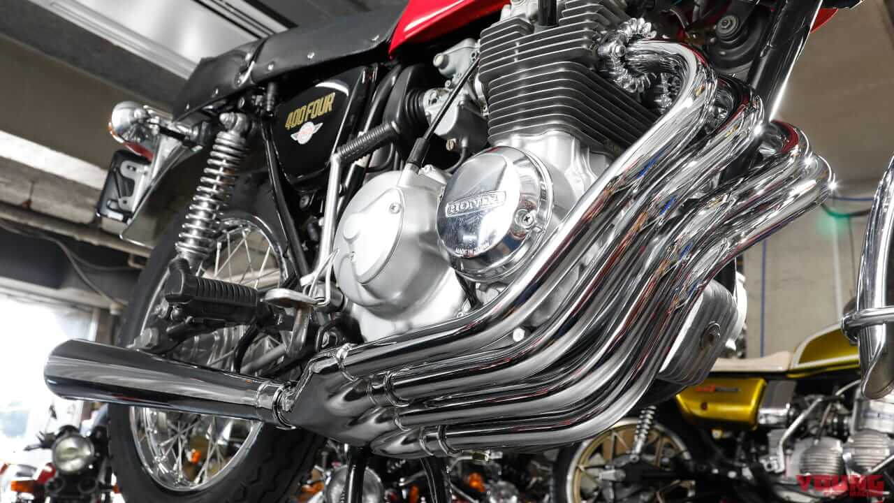 ヨンフォアオーナーにビッグニュース!! 当時の図面から復刻したCB400フォア用純正マフラーを三恵技研工業が限定販売!!