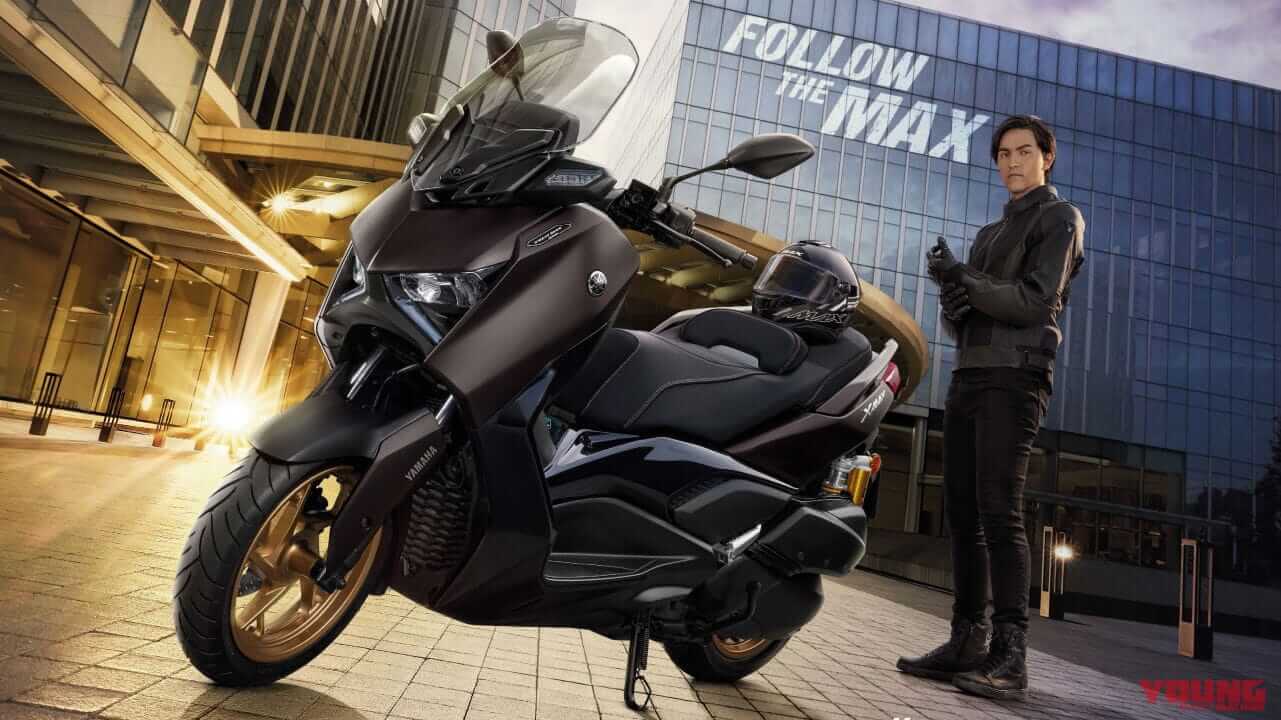 ヤマハ新型「XMAX Tech MAX」登場! オーリンズ製サスと特別仕様シートなどを装備【海外】