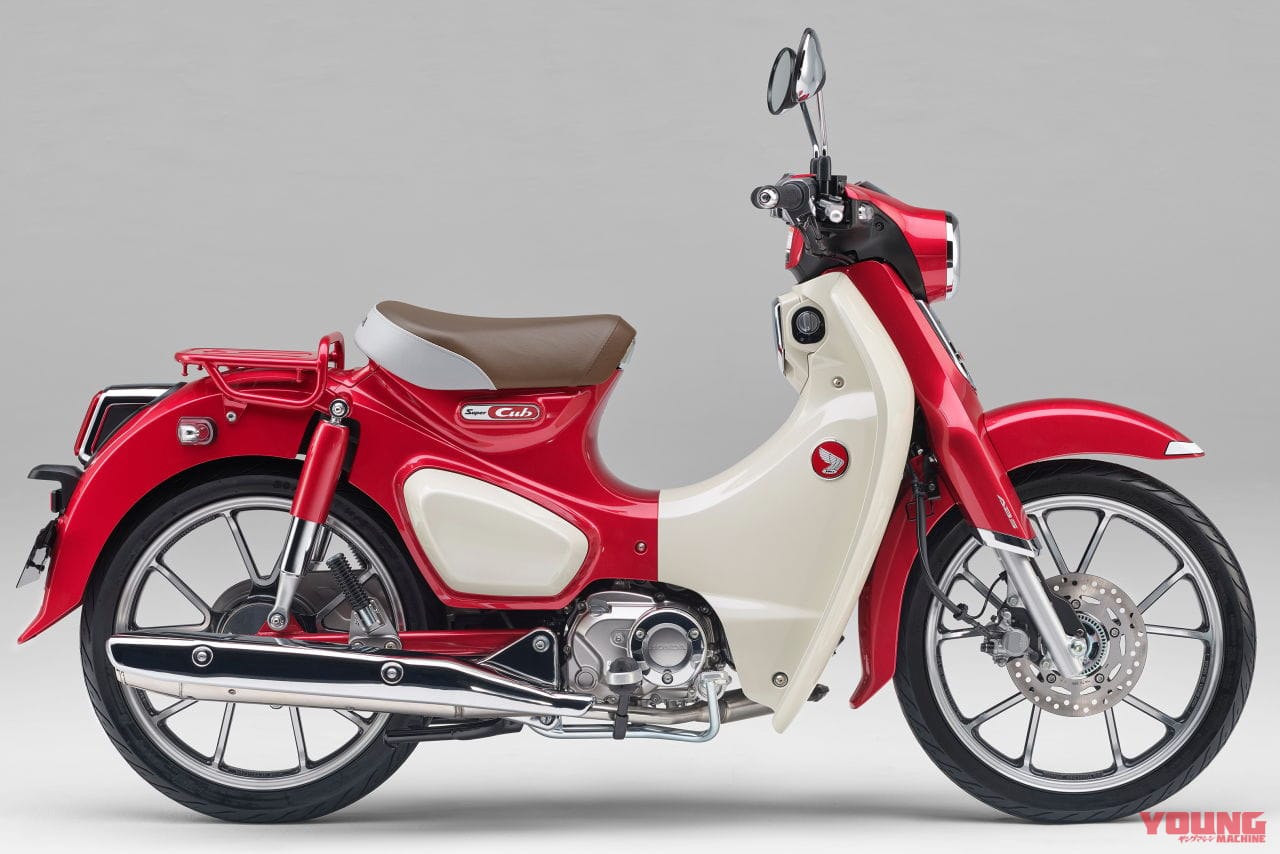 2024 HONDA SUPERCUB C125 パールネビュラレッド|ホンダ スーパーカブC125〈いま国内で買える新型バイクカタログ|原付二種(125-51cc)〉