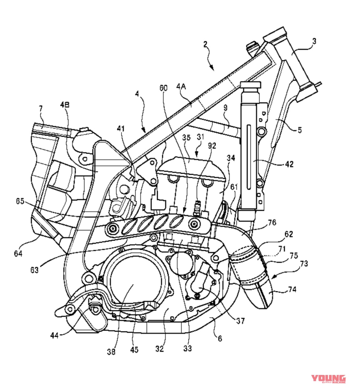 スズキ|DR-Z400|特許図版|【YM新車予想】俺達の最強モタード!! スズキ「DR-Z400SM」が新型になって復活する!?