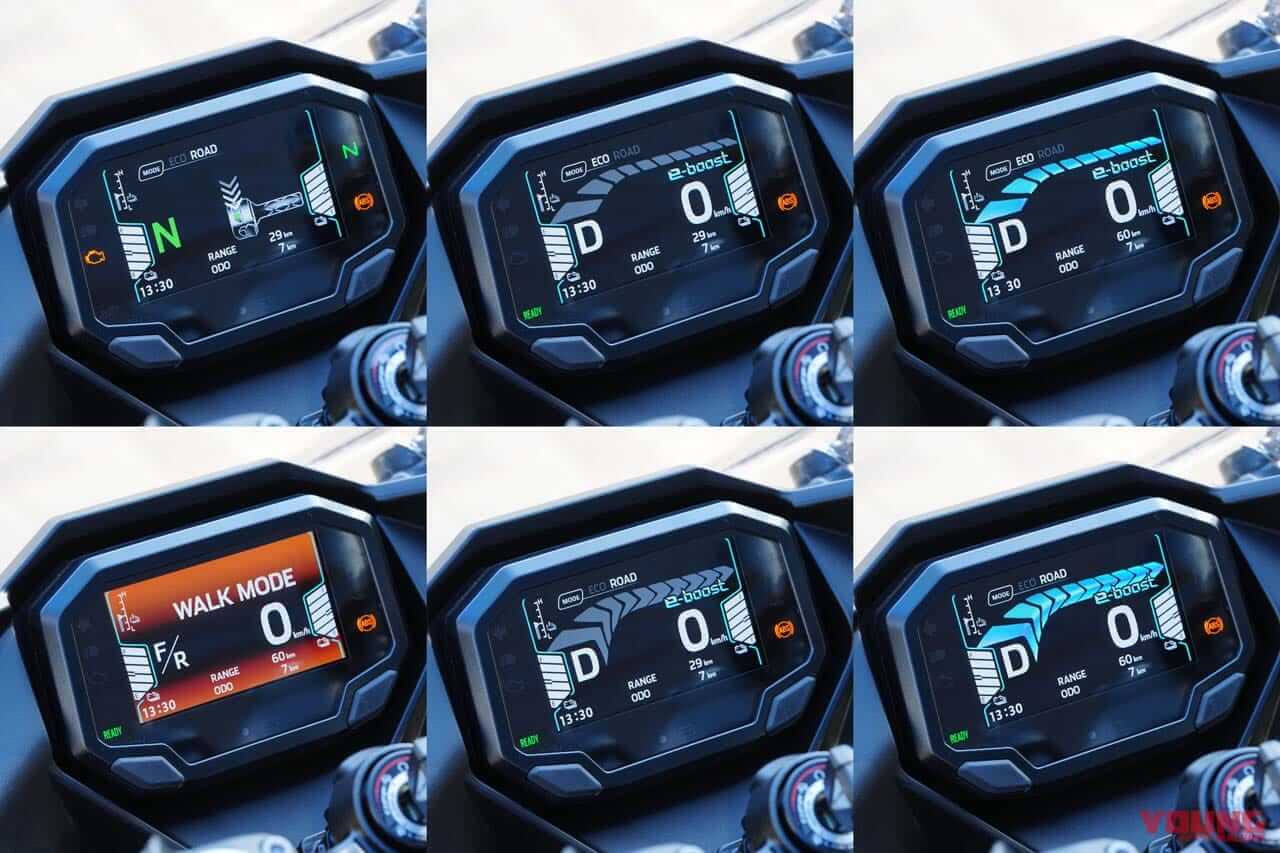 カワサキ|ニンジャe-1|【速報】カワサキ初の電動スポーツバイク「ニンジャe-1」速攻インプレ! 原付二種だけどeブーストで400並みの加速?!