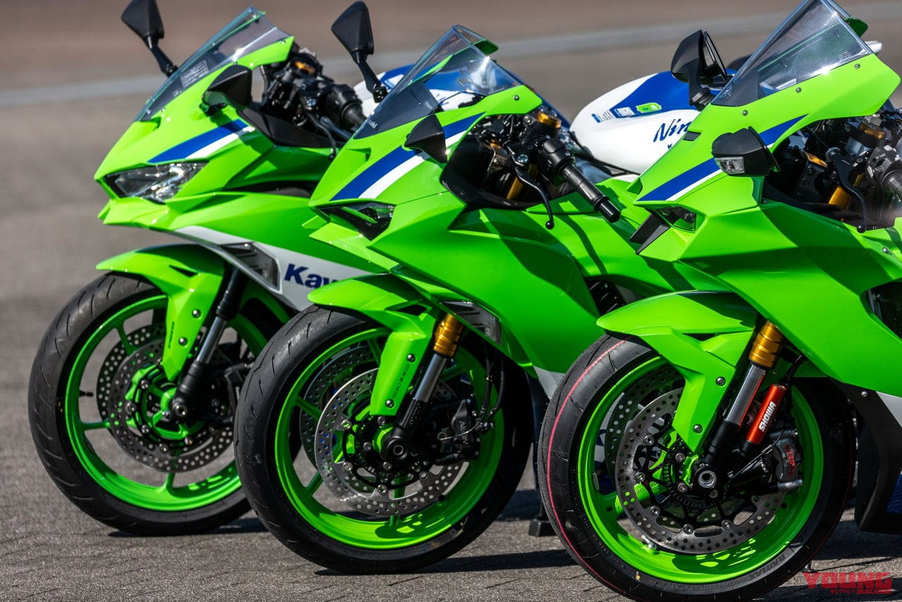 |トップガンの赤黒&ZXRカラー!! カワサキの「ニンジャ」40周年記念モデルを激撮!