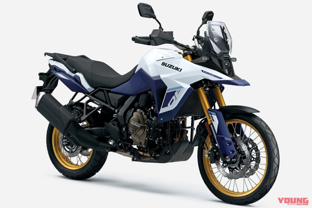 スズキ|Vストローム800DE|2024年モデル|マットグリーン登場! スズキが「Vストローム800DE」の2024年モデルを2/22に発売