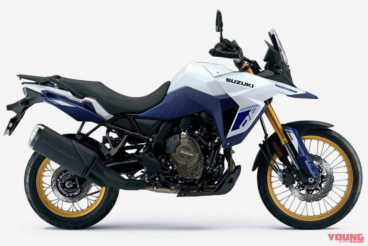 スズキ|Vストローム800DE|2024年モデル|マットグリーン登場! スズキが「Vストローム800DE」の2024年モデルを2/22に発売