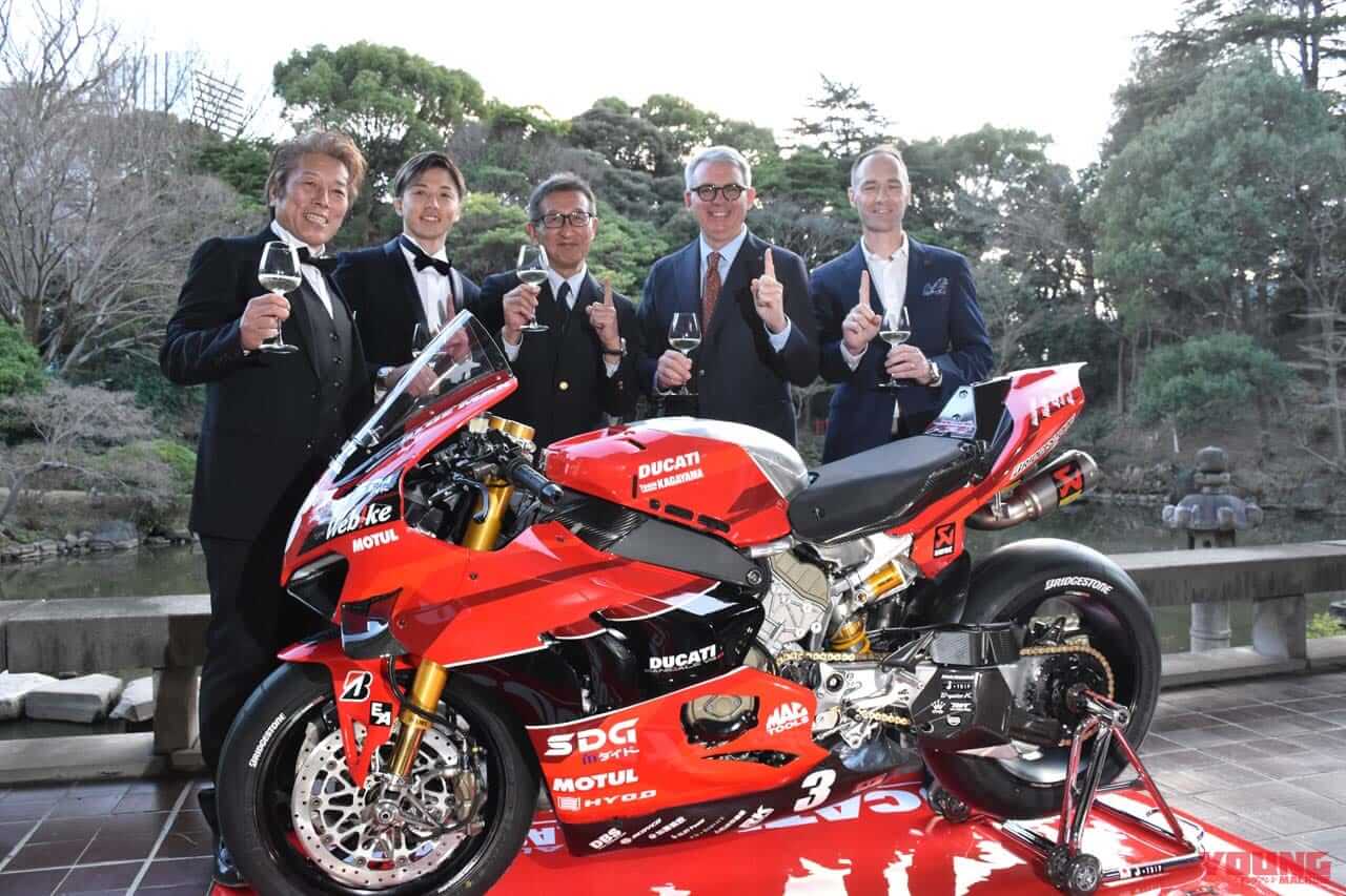 |日本メーカーよ本気出せ!! 加賀山就臣が日本の2輪モータースポーツを変える──イタリア大使館で参戦体制発表
