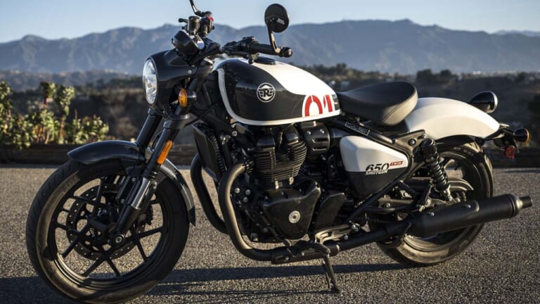ロイヤルエンフィールドが「ショットガン650」を2024年8月に発売決定！ クルーザーベースのカスタムネイキッド