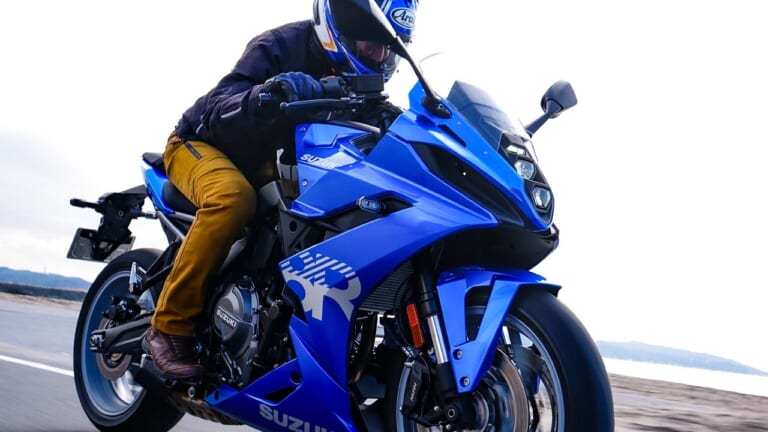 丸山浩がスズキ「GSX-8R」に速攻試乗! 公道ツーリングとサーキット激走インプレを日本最速でお届け【動画】
