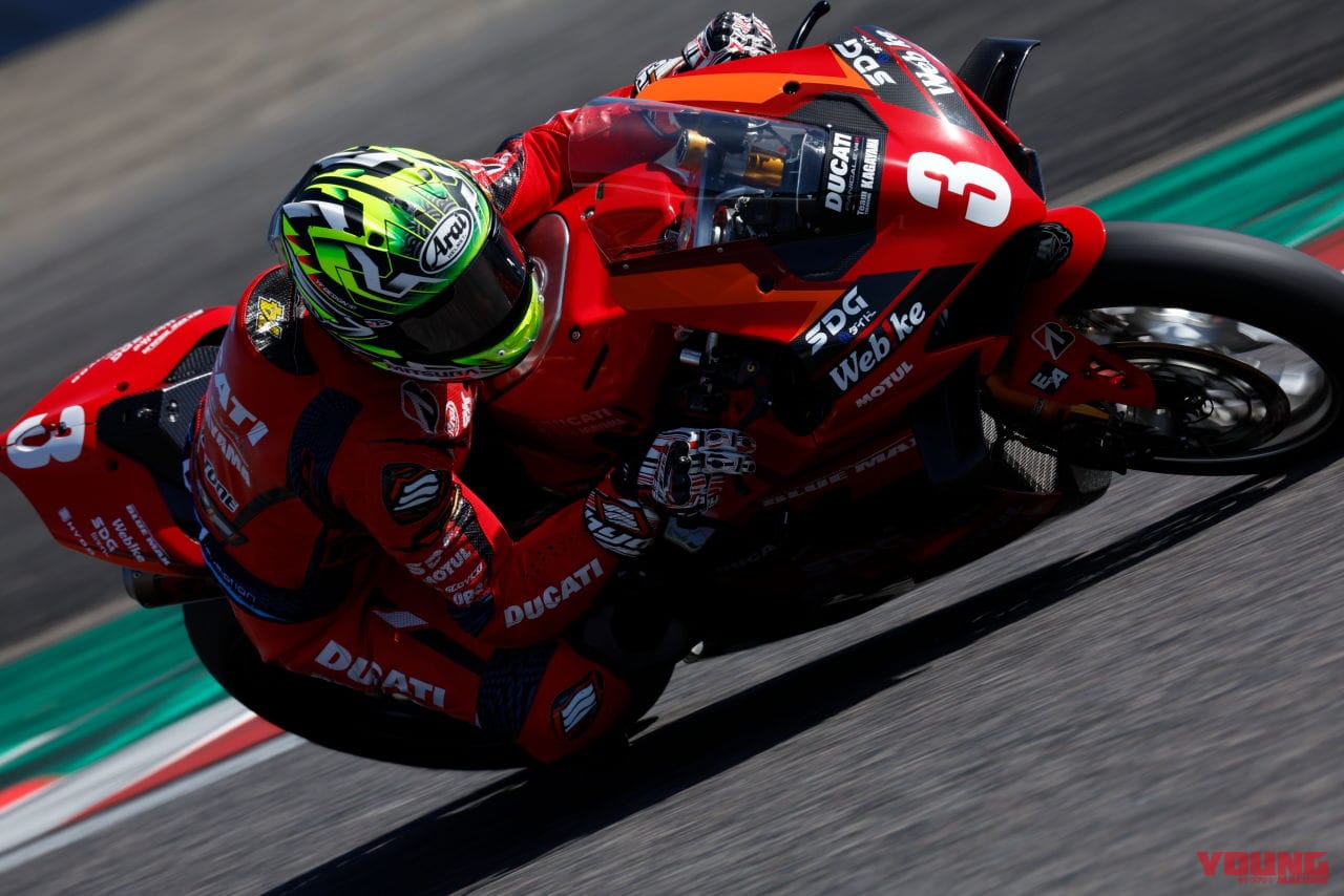 |加賀山就臣監督マジ泣き?! 今季から真紅のマシンを駆る水野涼が初陣でトップに迫る!!