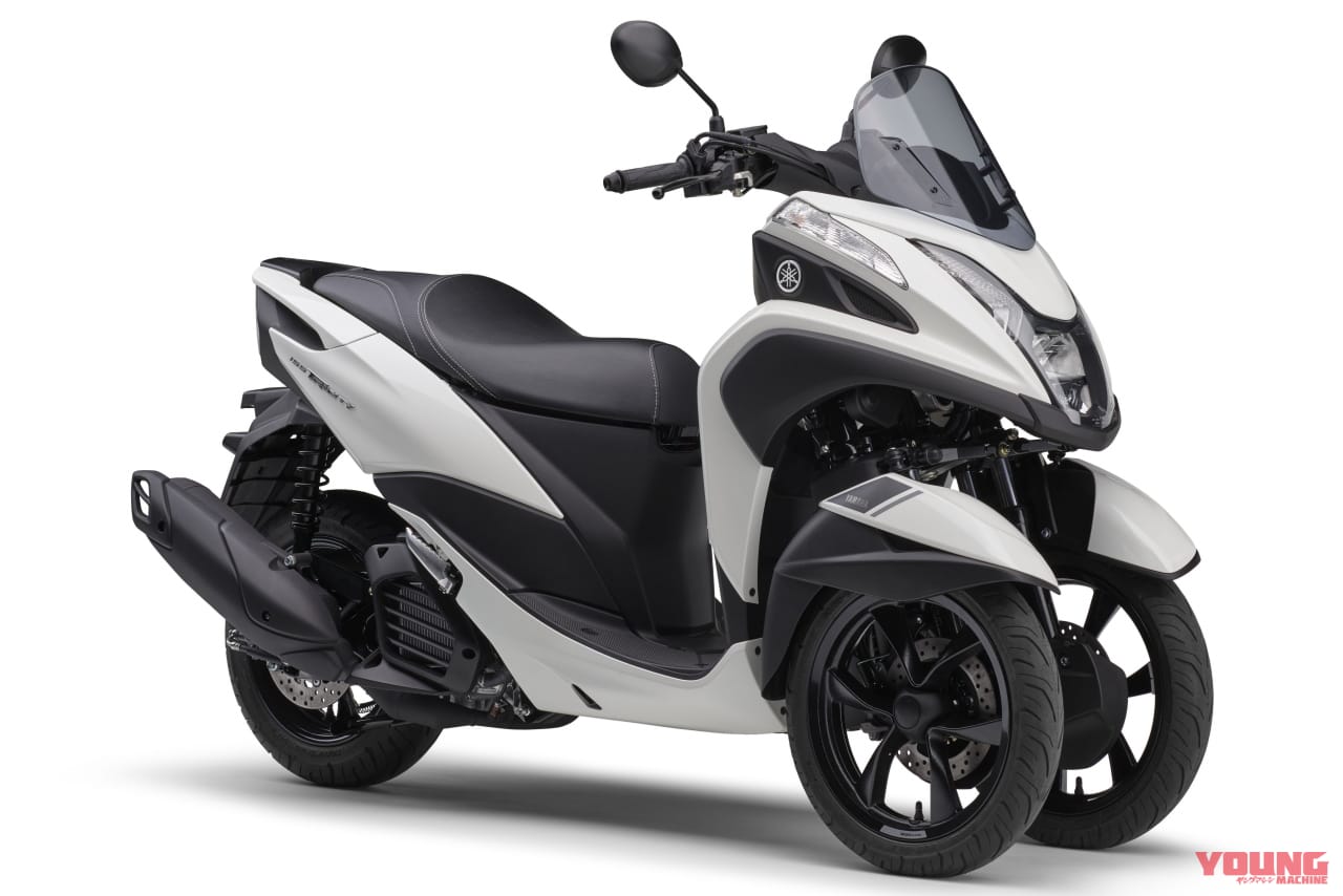 ヤマハ|トリシティ155|【軽二輪/原付二種】ヤマハの3輪スクーター「トリシティ155」「トリシティ125」に新色マットライトグリーン登場