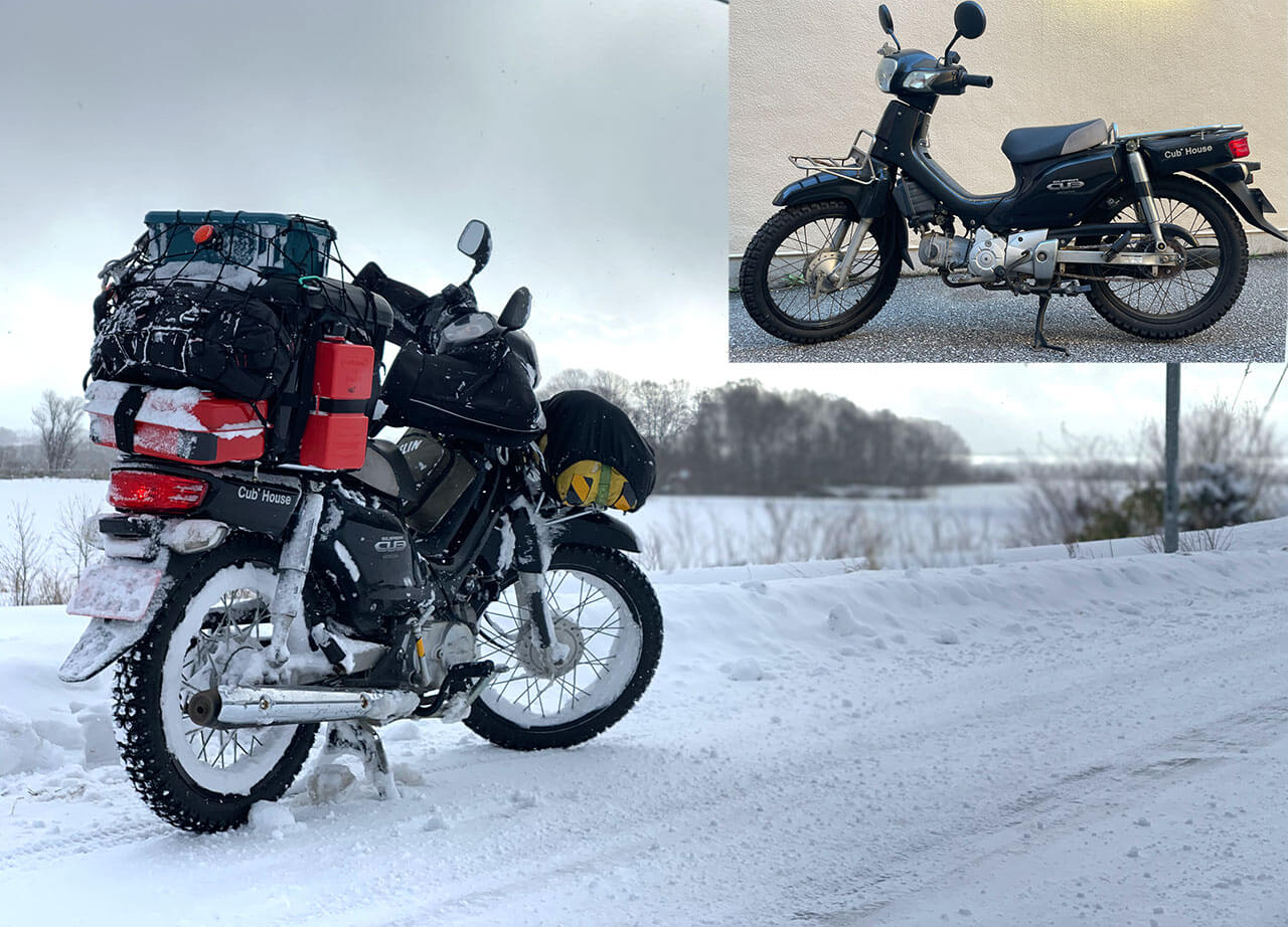 ホンダ スーパーカブ｜ハードな林道探索もキャンツーも。フリーダムバイク女子/編集者コイって何者だ!?