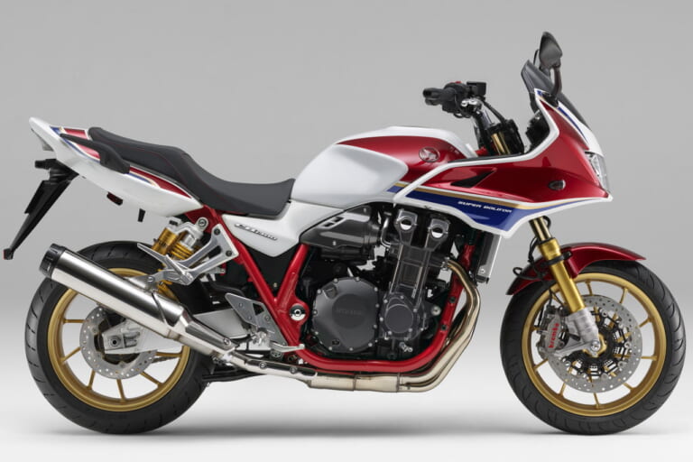 ホンダ|CB1300スーパーボルドールSP|2024年モデル|ホンダ「CB1300SF/SB SP」に赤フレームのバールサンビームホワイト登場! ブルーは継続販売