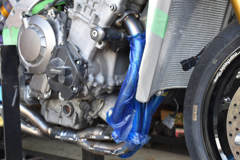 カタナ|10ファクトリー|NOZAKI WORKS|【SCOOP!!】ZX-10Rエンジンのカタナだと?! MCショーでお披露目予定の“最強カタナ”を捕捉!!