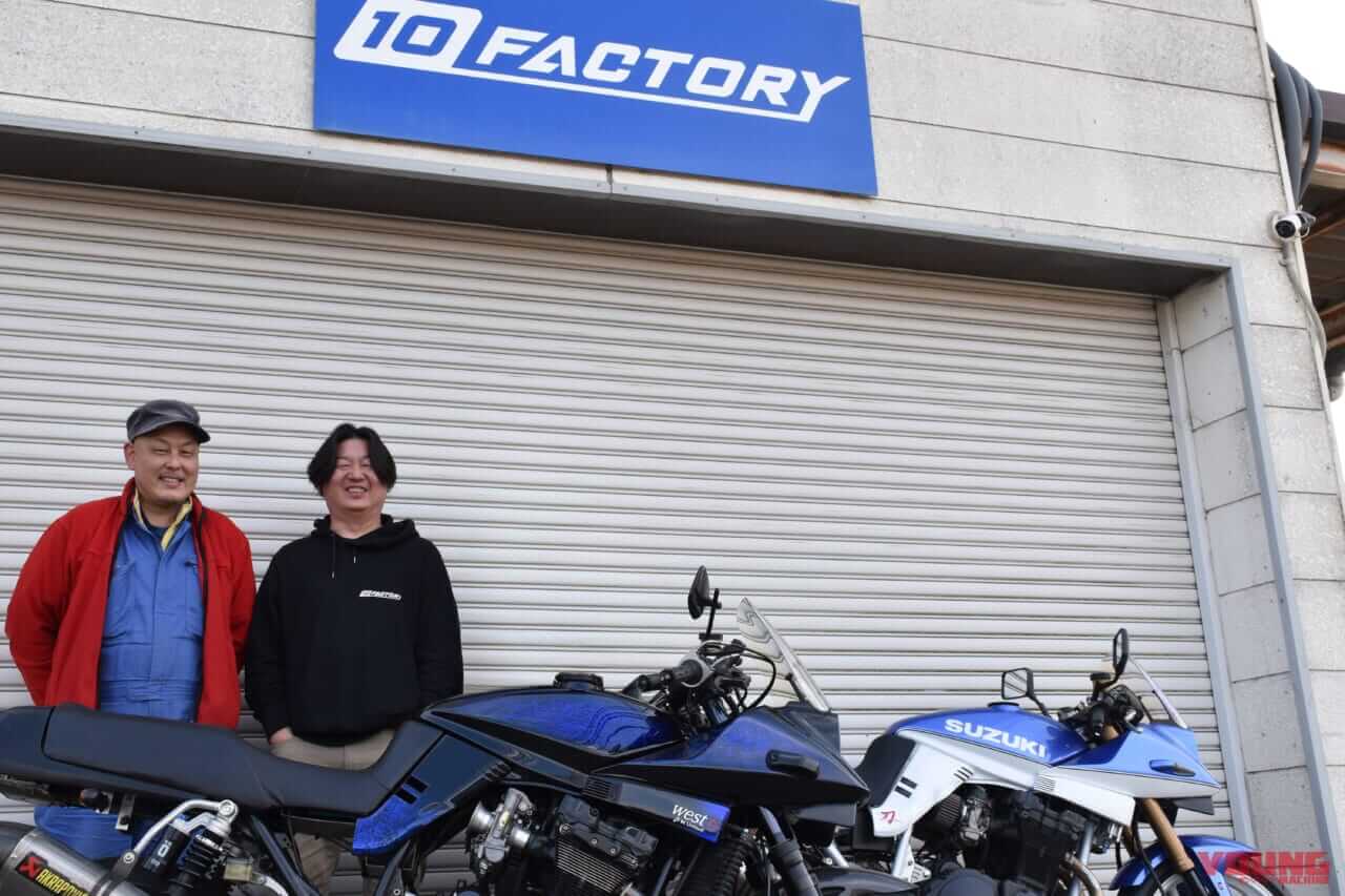 カタナ|10ファクトリー|NOZAKI WORKS|【SCOOP!!】ZX-10Rエンジンのカタナだと?! MCショーでお披露目予定の“最強カタナ”を捕捉!!