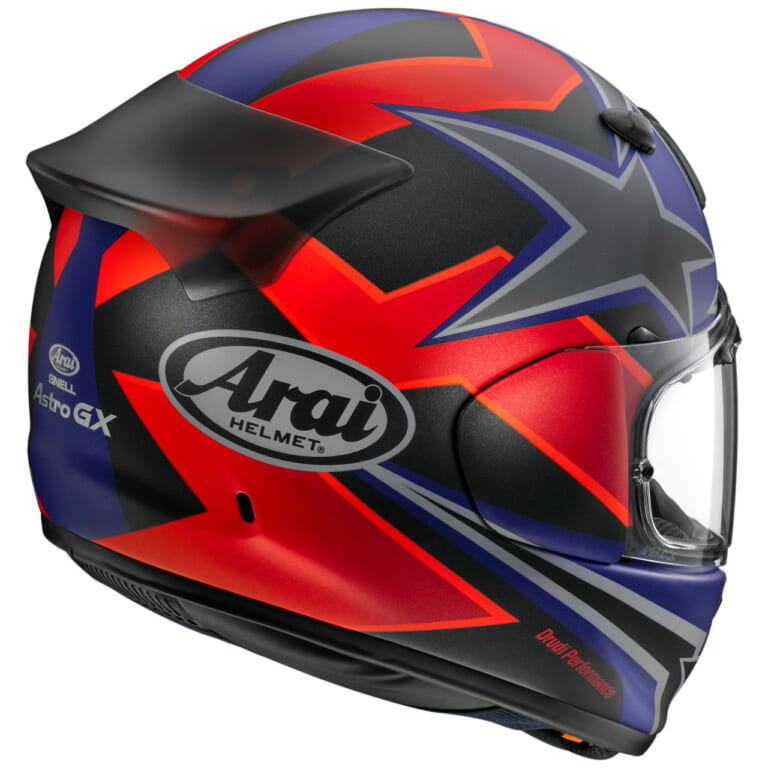 アライヘルメット|アストロGX スター&ストライプ|幸運を招く星と自由な道をモチーフに! アライ「アストロGX スター&ストライプ」3月18日発売