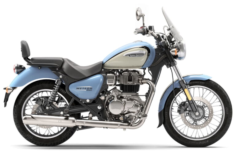 ロイヤルエンフィールド|メテオ350 オーロラ|ロイヤルエンフィールド「メテオ350」の新グレード『オーロラ』発売! スポークホイールのツアラー仕様