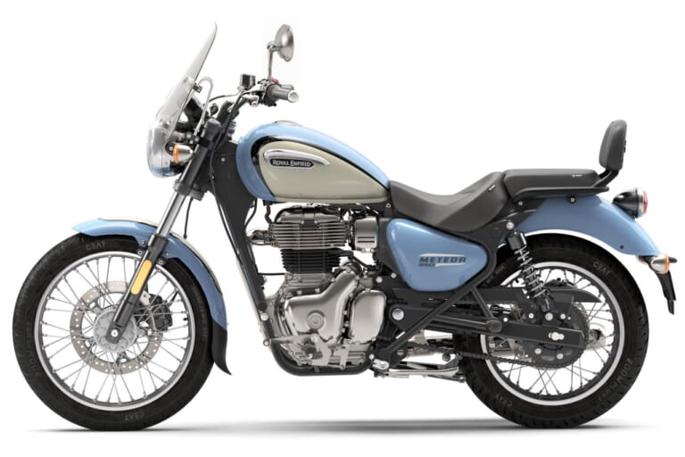 ロイヤルエンフィールド|メテオ350 オーロラ|ロイヤルエンフィールド「メテオ350」の新グレード『オーロラ』発売! スポークホイールのツアラー仕様