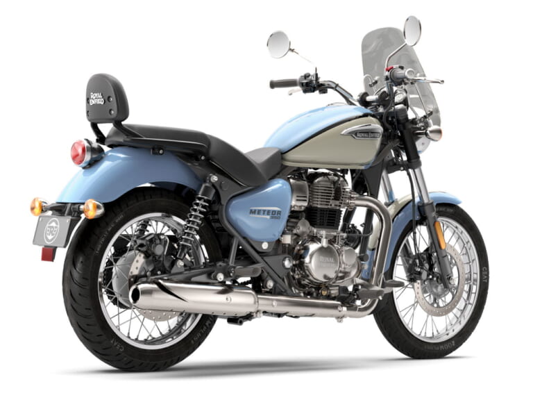 ロイヤルエンフィールド|メテオ350 オーロラ|ロイヤルエンフィールド「メテオ350」の新グレード『オーロラ』発売! スポークホイールのツアラー仕様