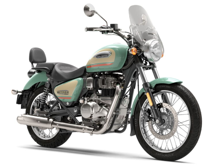 ロイヤルエンフィールド|メテオ350 オーロラ|ロイヤルエンフィールド「メテオ350」の新グレード『オーロラ』発売! スポークホイールのツアラー仕様