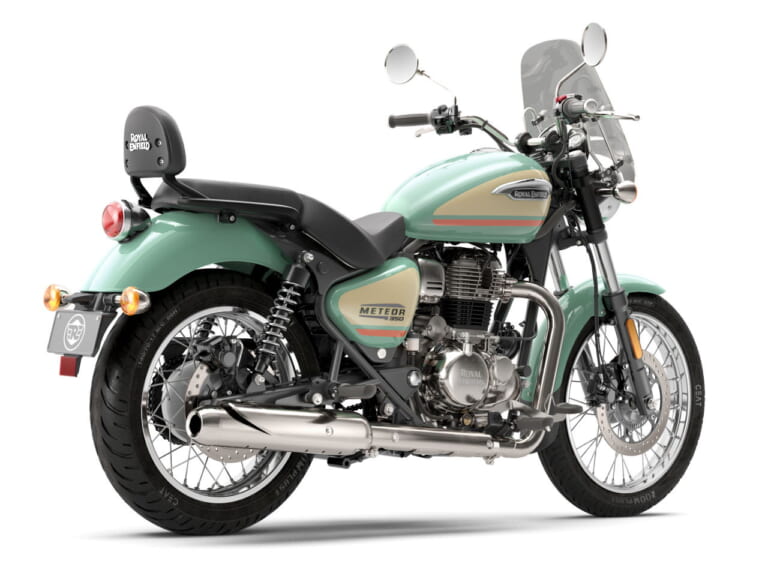 ロイヤルエンフィールド|メテオ350 オーロラ|ロイヤルエンフィールド「メテオ350」の新グレード『オーロラ』発売! スポークホイールのツアラー仕様
