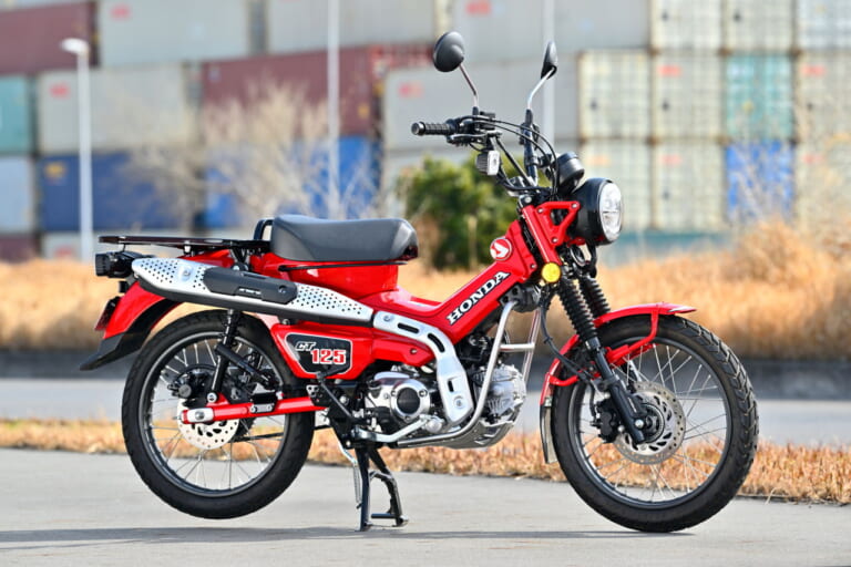 ホンダ|CT125ハンターカブ|似てるけれど結構違う! オフテイストな原付二種スタイリング&ライポジ比較〈PG-1/ハンターカブ/クロスカブ〉