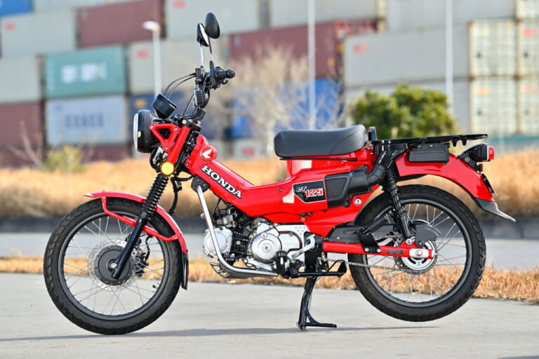 ホンダ|CT125ハンターカブ|似てるけれど結構違う! オフテイストな原付二種スタイリング&ライポジ比較〈PG-1/ハンターカブ/クロスカブ〉