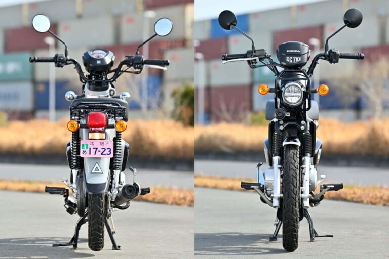 ホンダ|クロスカブ110|似てるけれど結構違う! オフテイストな原付二種スタイリング&ライポジ比較〈PG-1/ハンターカブ/クロスカブ〉