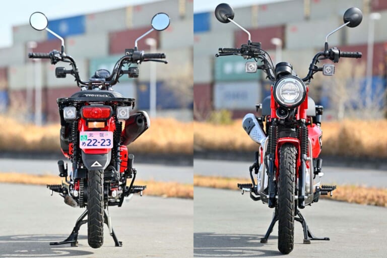 ホンダ|CT125ハンターカブ|似てるけれど結構違う! オフテイストな原付二種スタイリング&ライポジ比較〈PG-1/ハンターカブ/クロスカブ〉