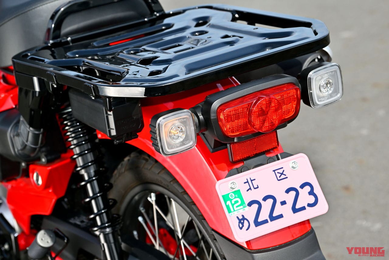 |オフテイストの原付二種・ヤマハPG-1/ホンダ CT125ハンターカブ/クロスカブの使い勝手を比較!〈居住性/ユーティリティ/灯火類〉