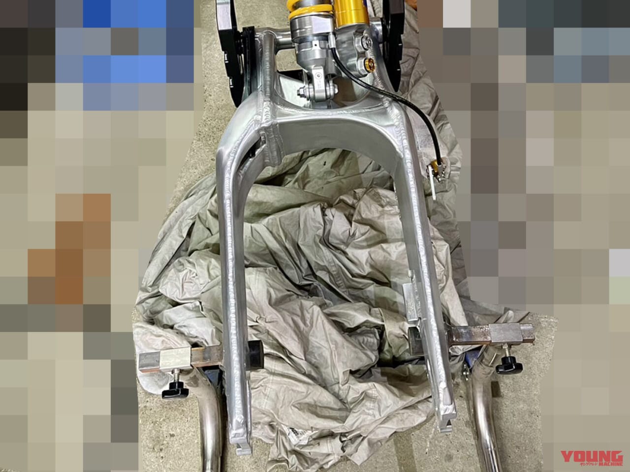 |【SCOOP!!】ZX-10Rエンジンのカタナだと?! MCショーでお披露目予定の“最強カタナ”を捕捉!!