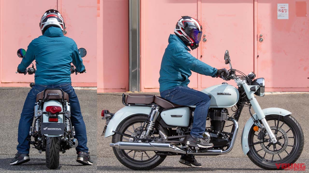 ホンダ|GB350C|2024年モデル|ホンダ「GB350C」見参!! クラシカルな外観でマフラーやシートの造りも異なる【大阪モーターサイクルショー】
