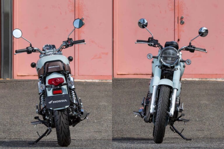ホンダ|GB350C|2024年モデル|ホンダ「GB350C」見参!! クラシカルな外観でマフラーやシートの造りも異なる【大阪モーターサイクルショー】