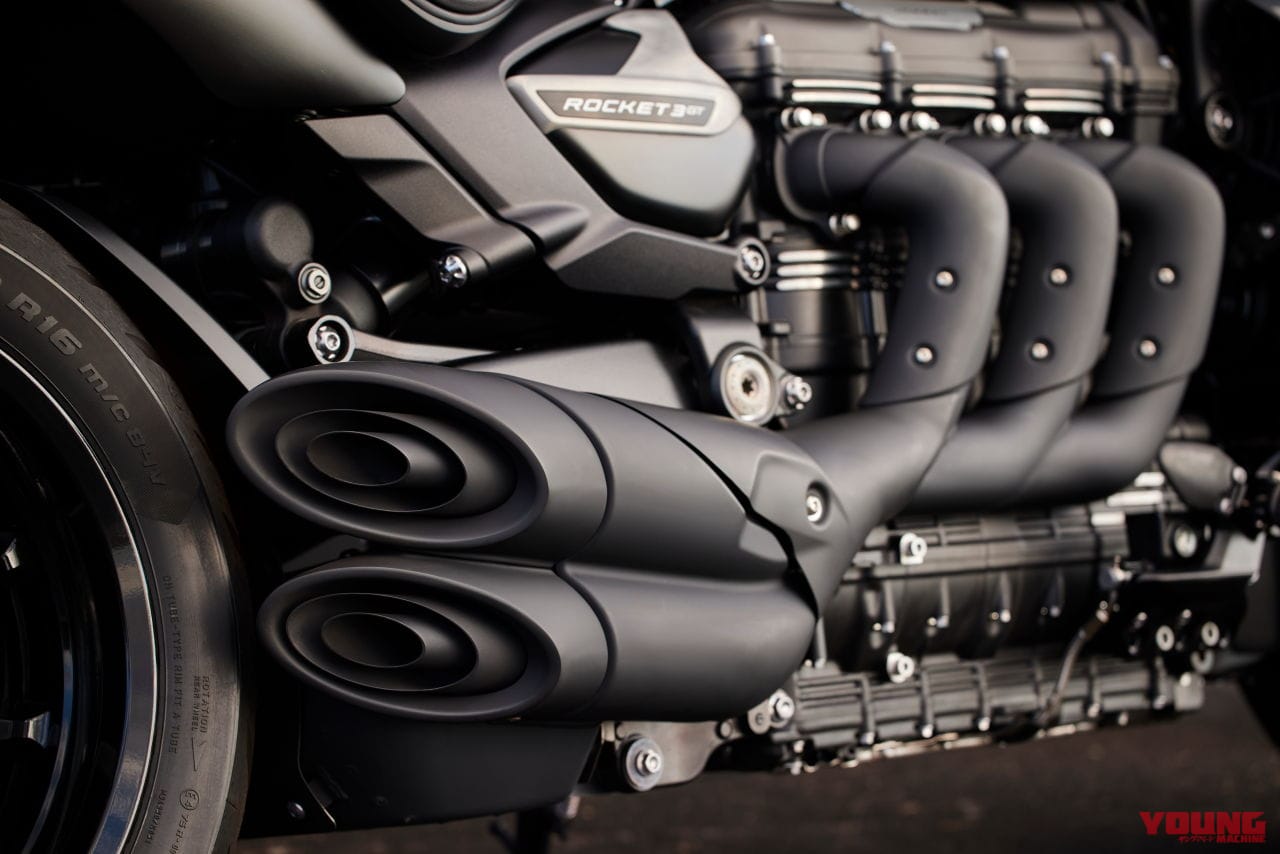 |その名も“嵐”!! トライアンフ「ロケット3ストーム R/GT」が東京モーターサイクルショーで初登場