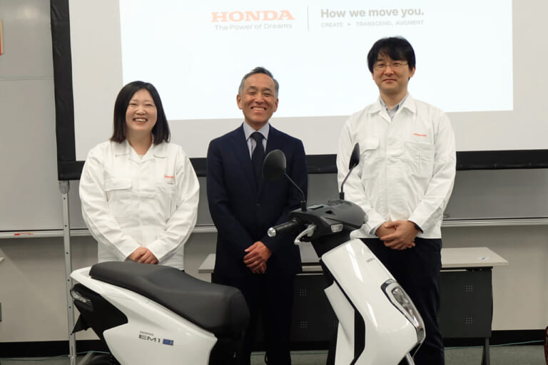 ホンダ|EM1e:|埼玉県立秩父農工科学高等学校|高校生+EVスクーターが電動バイク普及の切り札になる⁉……〈多事走論〉from Nom