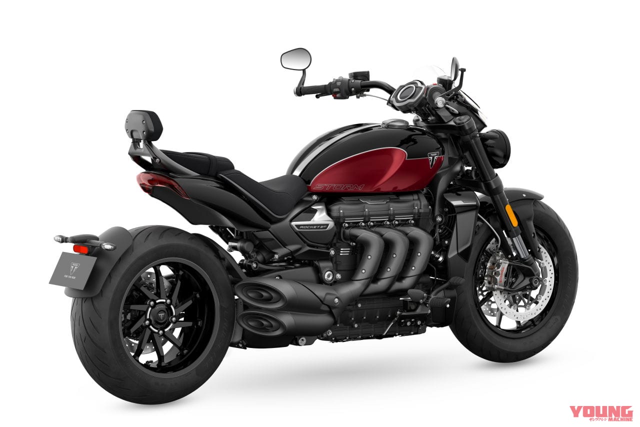 |その名も“嵐”!! トライアンフ「ロケット3ストーム R/GT」が東京モーターサイクルショーで初登場
