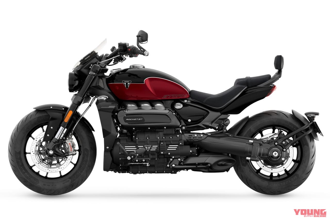 |その名も“嵐”!! トライアンフ「ロケット3ストーム R/GT」が東京モーターサイクルショーで初登場