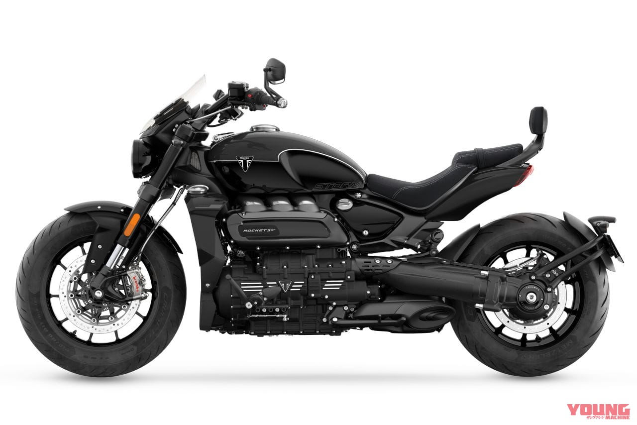 |その名も“嵐”!! トライアンフ「ロケット3ストーム R/GT」が東京モーターサイクルショーで初登場