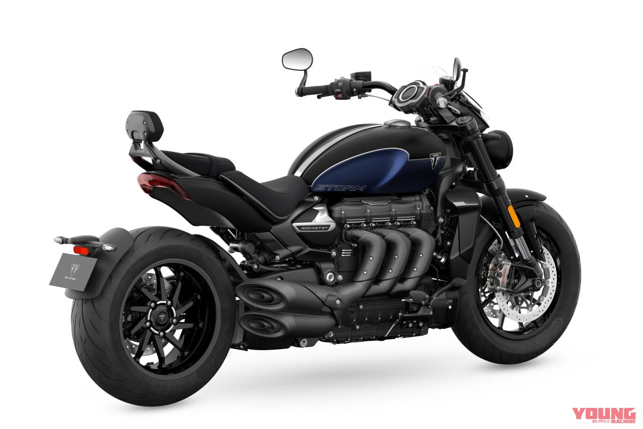 |その名も“嵐”!! トライアンフ「ロケット3ストーム R/GT」が東京モーターサイクルショーで初登場