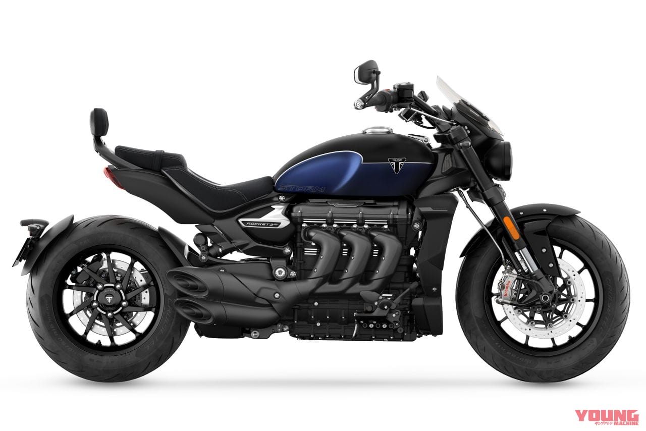 |その名も“嵐”!! トライアンフ「ロケット3ストーム R/GT」が東京モーターサイクルショーで初登場